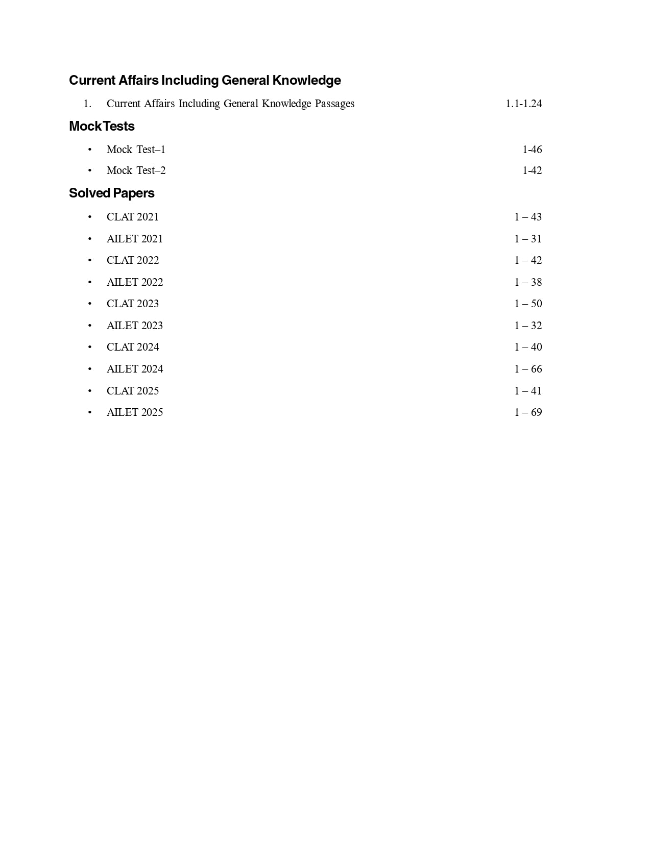 CLAT 2026 : Topic-wise Practice Sets | Includes 2 Mock Test & (CLAT | AILET) Solved Papers (2021 to 2025) by Gautam Puri