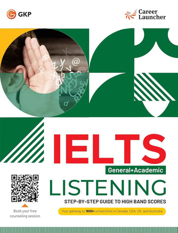 IELTS Listening Exam Guide for General + Academic Test by Career Launcher | Latest 2025 Edition