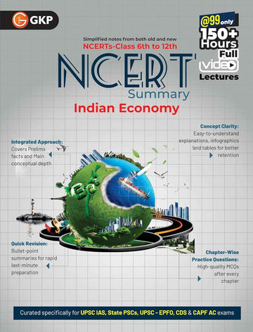 UPSC NCERT 2025 : Indian Economy (Class 6 to 12) for Civil Services & State PSC Exams | Chapter-Wise Practice Questions