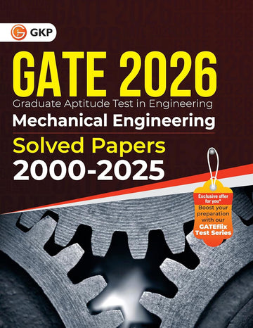 GATE 2026 : Mechanical Engineering - 26 Years of Fully Solved Papers (2000-2025) | Answers with Explanations | With GATEflix Test Series