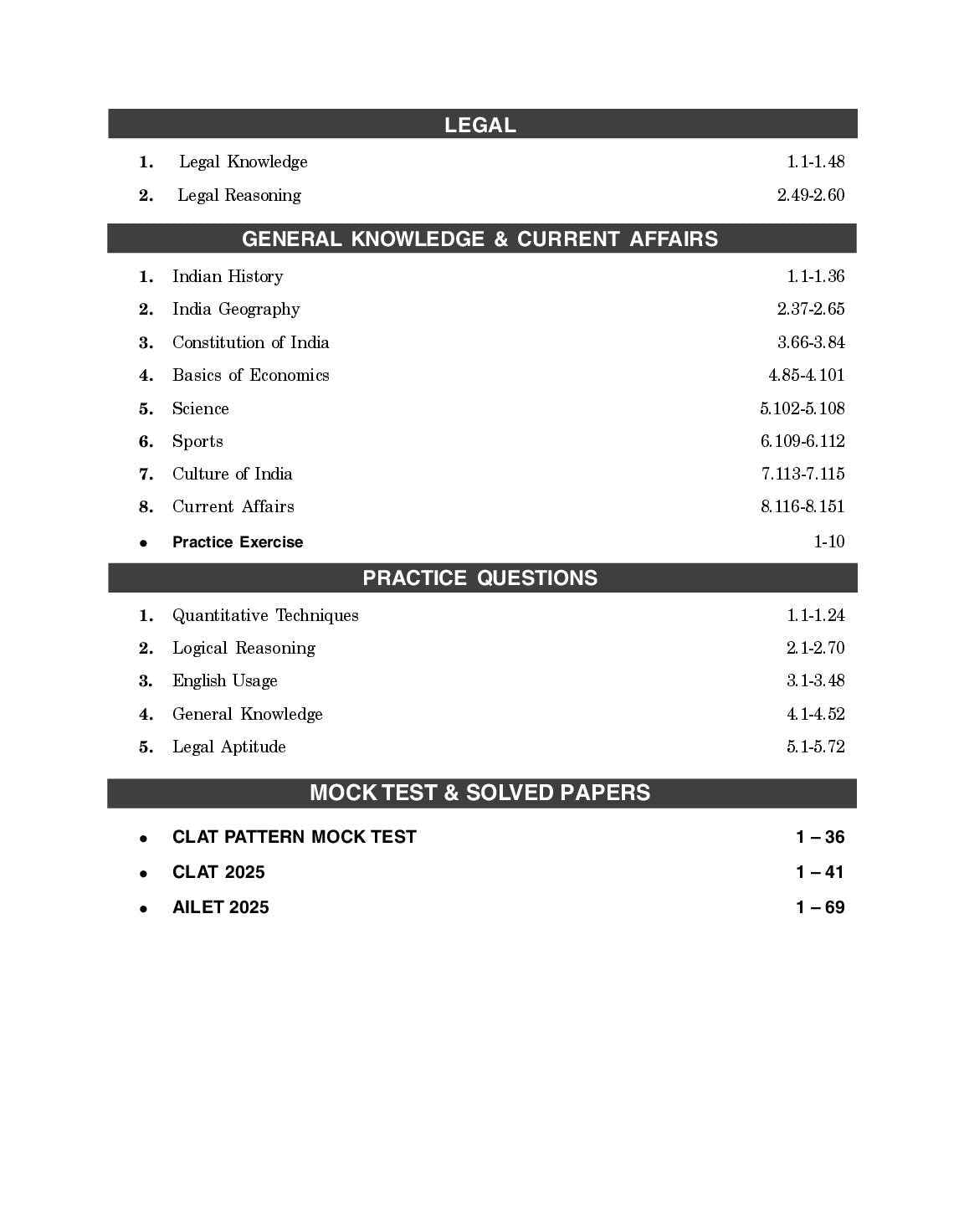 CLAT | LLB 2026 : Law Entrance Study Guide by Priya Jain | Useful for PU, DU, BHU, UPES, MAH (CET-Law), AILET, SLAT, Christ University, and Other Law Entrance Tests | Includes CLAT & AILET 2025 Solved Papers