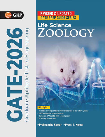GATE 2026: Zoology (Life Science) Study Guide | By Er. Preeti Tripathi & Dr. Prabhanshu Kumar | Includes 1650+ Objective Questions | Solved Papers 2016-2025 | 3 Full-Length Mock Tests | GATE Prep Guide