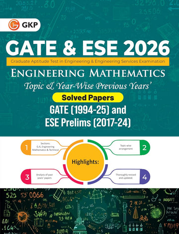 GATE & ESE Prelim 2026 : Engineering Mathematics - Topic-wise Previous Solved Papers