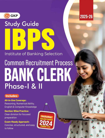 GKP IBPS 2025 : Bank Clerk - Guide (Phase I & II)