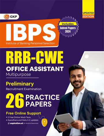 IBPS 2025 : RRB-CWE Office Assistant (Multipurpose) Preliminary -26 Practice Papers