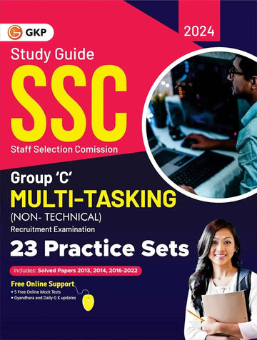 SSC 2024: Group-C Multi-Tasking - 23 Practice Sets (Non Technical) | Includes Solved Papers from 2013 to 2022 | SSC MTS Non-Tech Exam Book