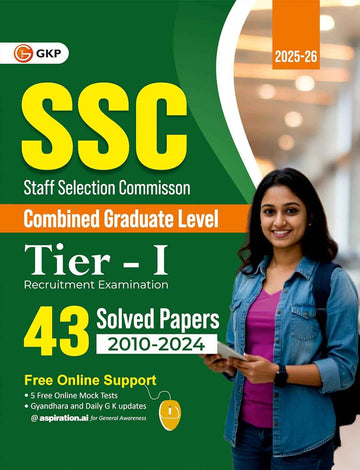 SSC 2026 : CGL Tier I - 43 Solved Papers (2010-2024)