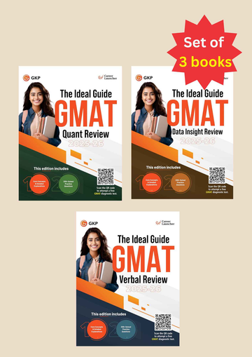 GMAT 2025 : Quant, Verbal & Data Insights Review | Set of 3 Study Guide Books | Comprehensive GMAT Prep by Career Launcher