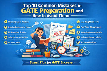 Common Mistakes in GATE Preparation & How to Avoid Them?
