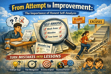 From Attempt to Improvement: The Importance of Honest Self-Analysis