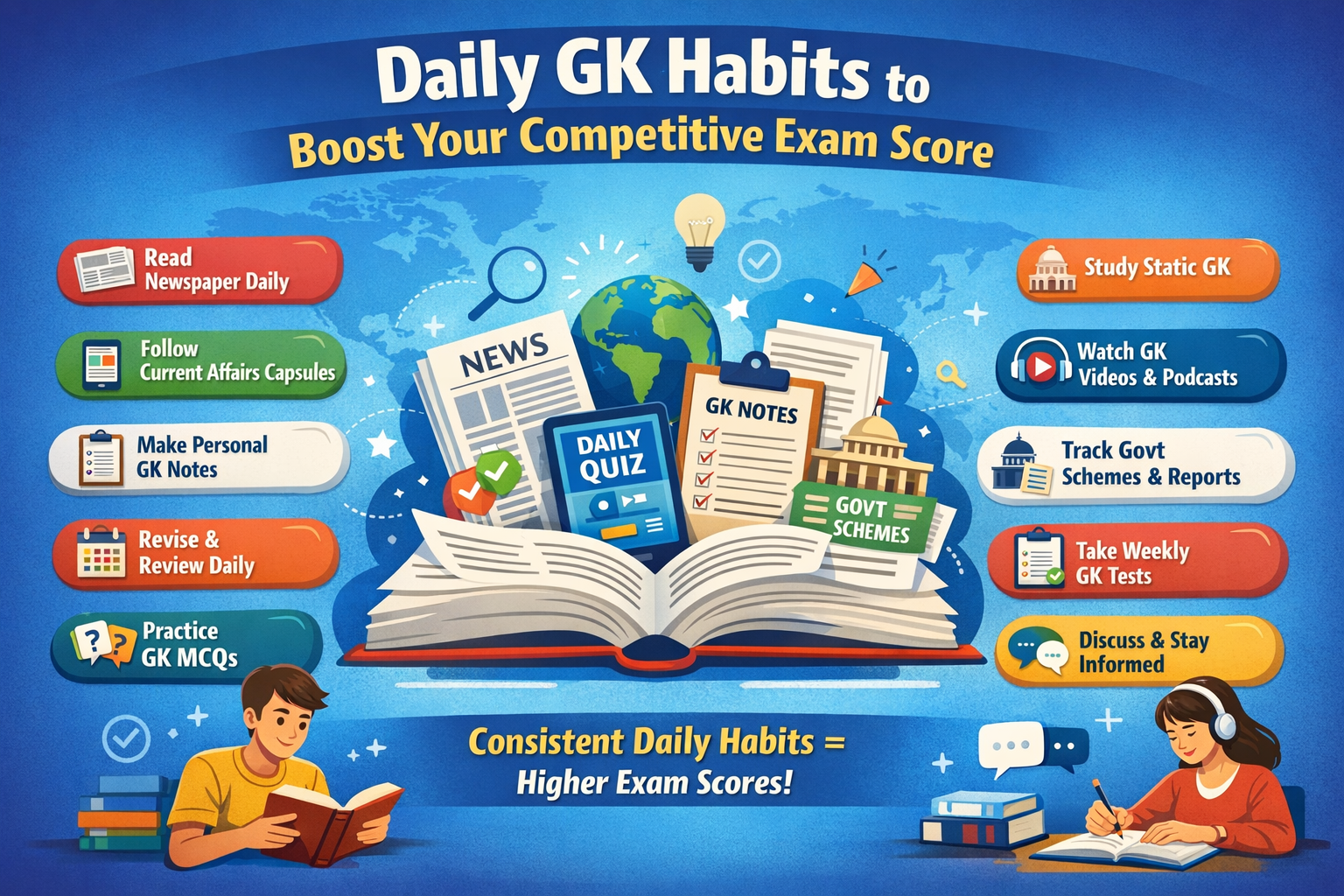 Daily GK Habits That Will Boost Your Competitive Exam Score – GK ...
