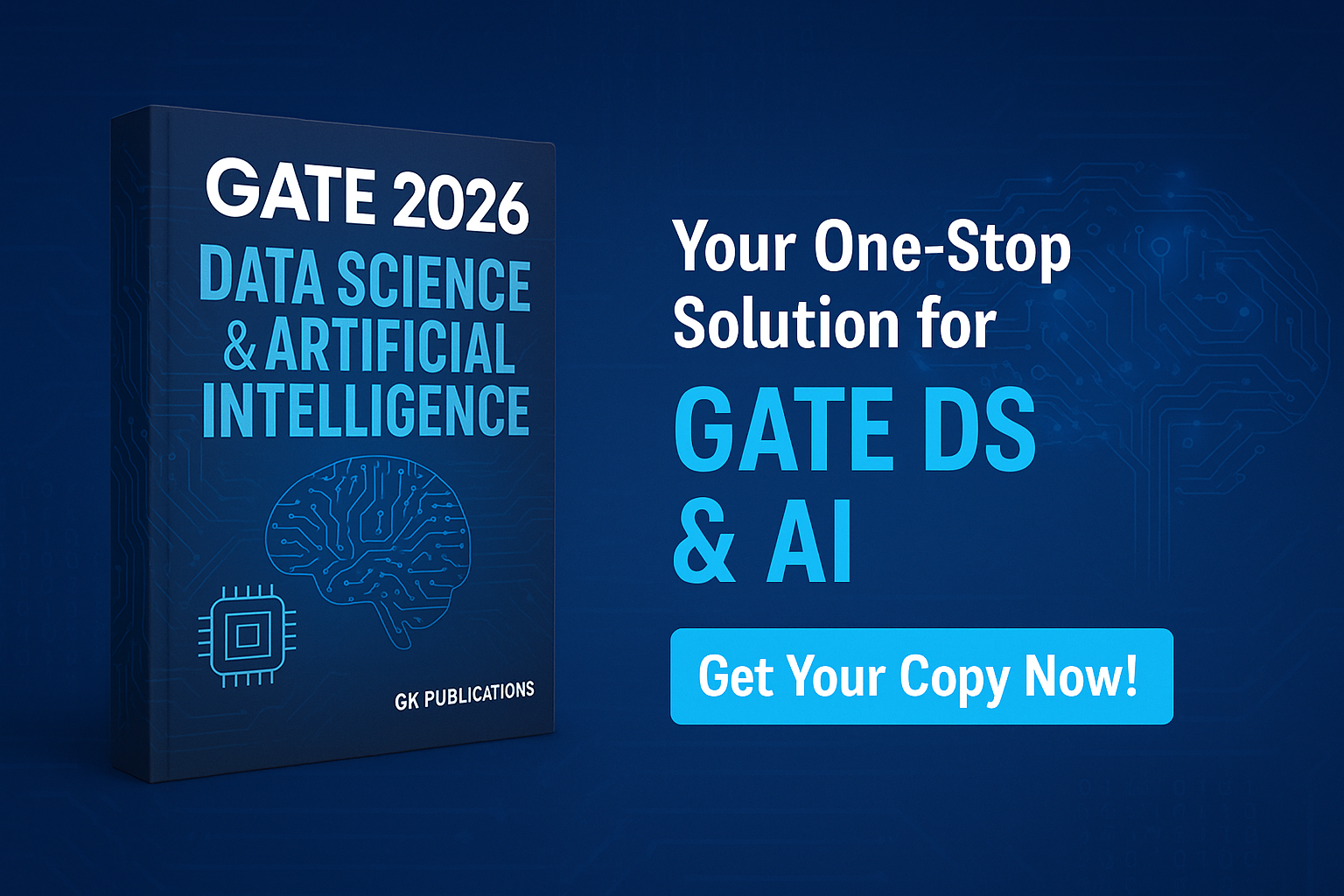 GATE 2026 Data Science & Artificial Intelligence Book with 2600+ MCQs ...