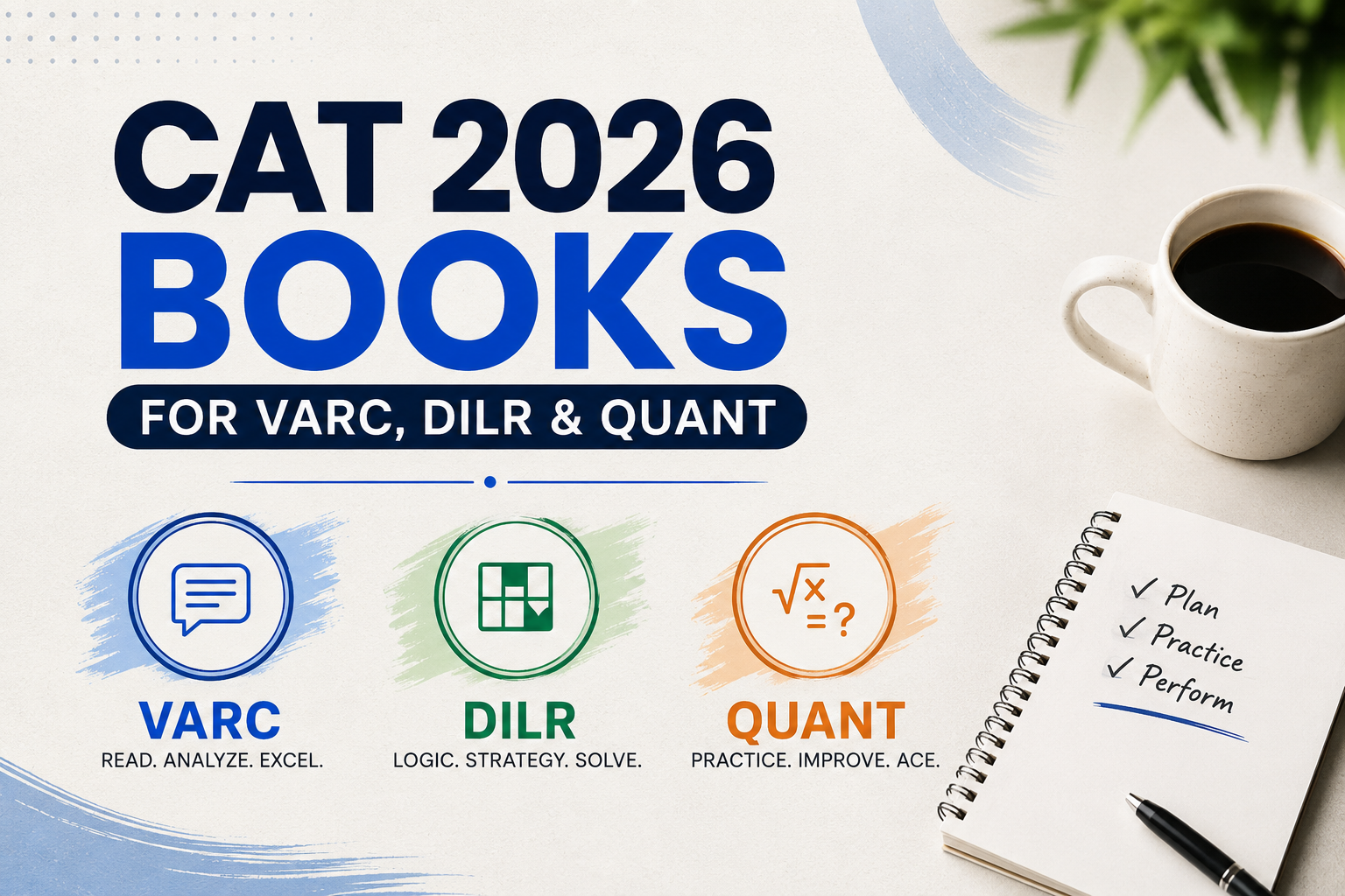 Top CAT Books for VARC DILR Quant: 2026 Edition – GK Publications