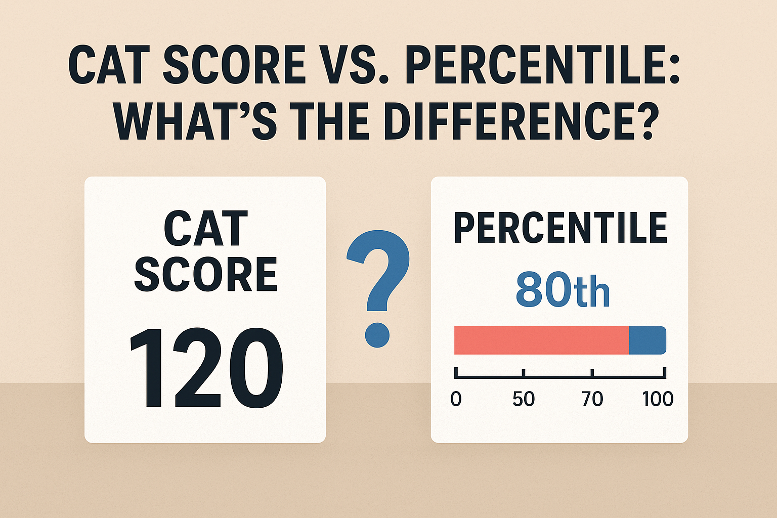 CAT Score vs. Percentile: What's the Difference?