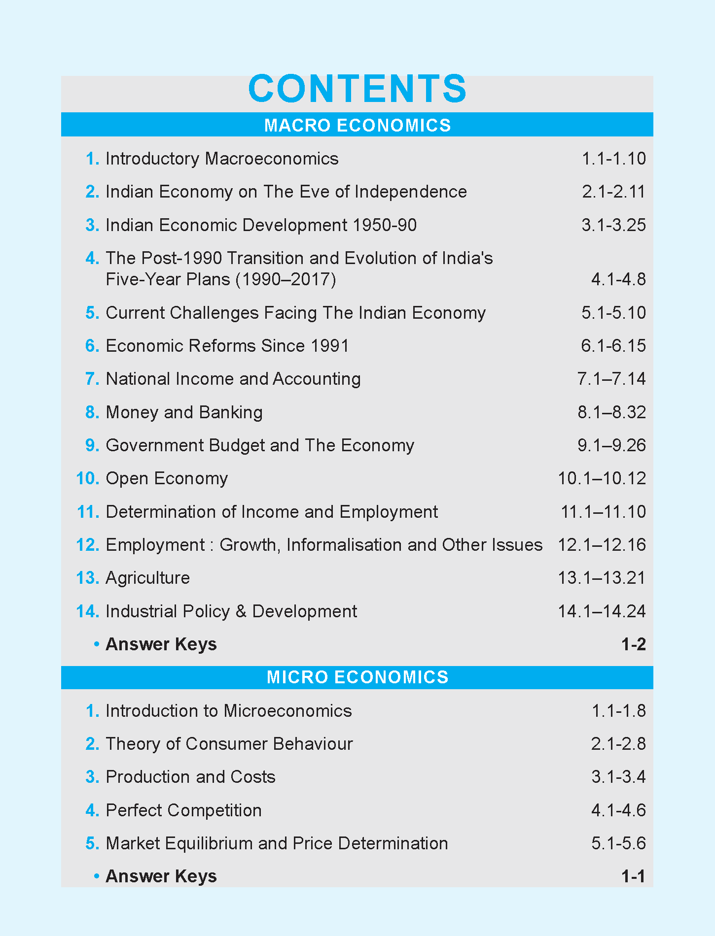 NCERT Notes 2026 : Class 6 to 12 - Indian Economy