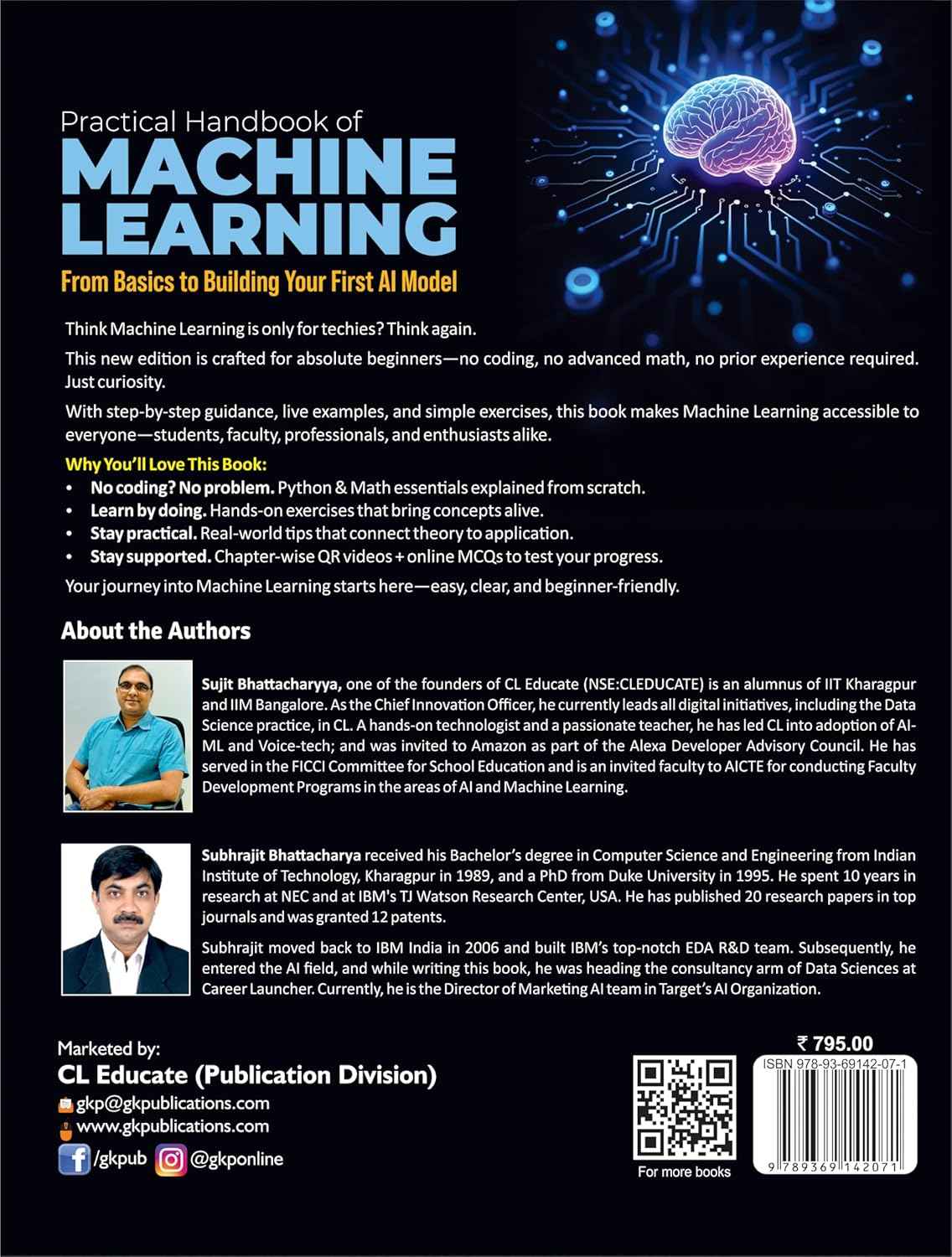 Practical Handbook of Machine Learning for Beginners, College Students & Software Professionals | No Coding or Advanced Math Required | Step-by-Step Guide with Python Basics, Hands-On Exercises, Real-World Applications & Video Support