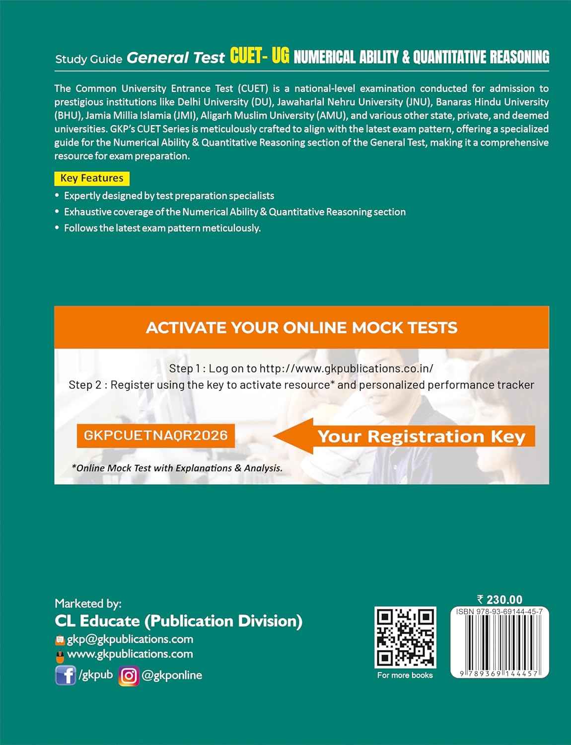 CUET-UG 2026: Numerical Ability & Quantitative Reasoning Study Guide | In-Depth Explanations Solved Examples & Practice Questions | By Career Launcher | General Test NTA CUET-UG Exam Prep