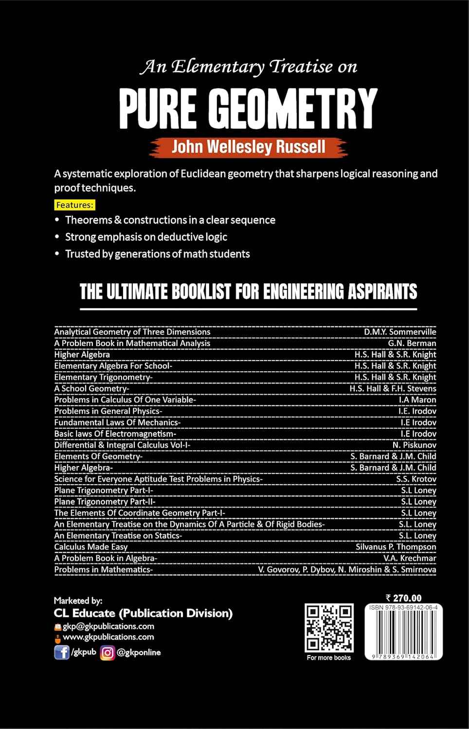 GKP An Elementary Treatise on Pure Geometry