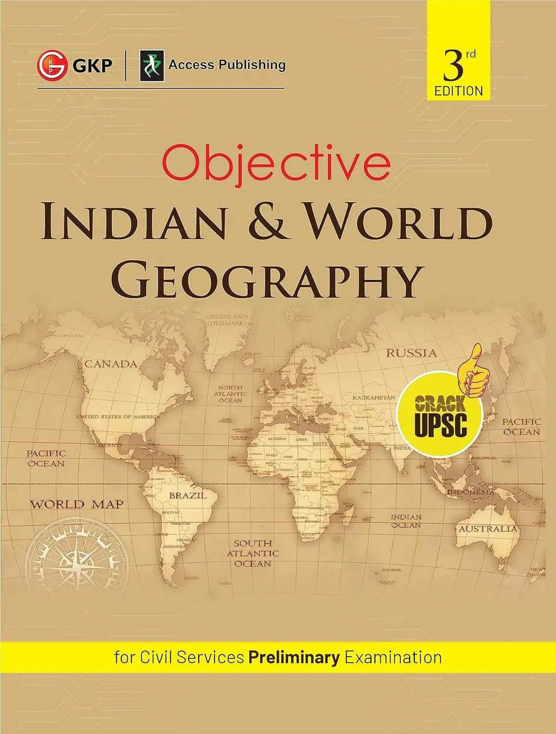 Objective Indian and World Geography for UPSC Civil Services Preliminary Examination | 3rd Edition | D.R. Khullar