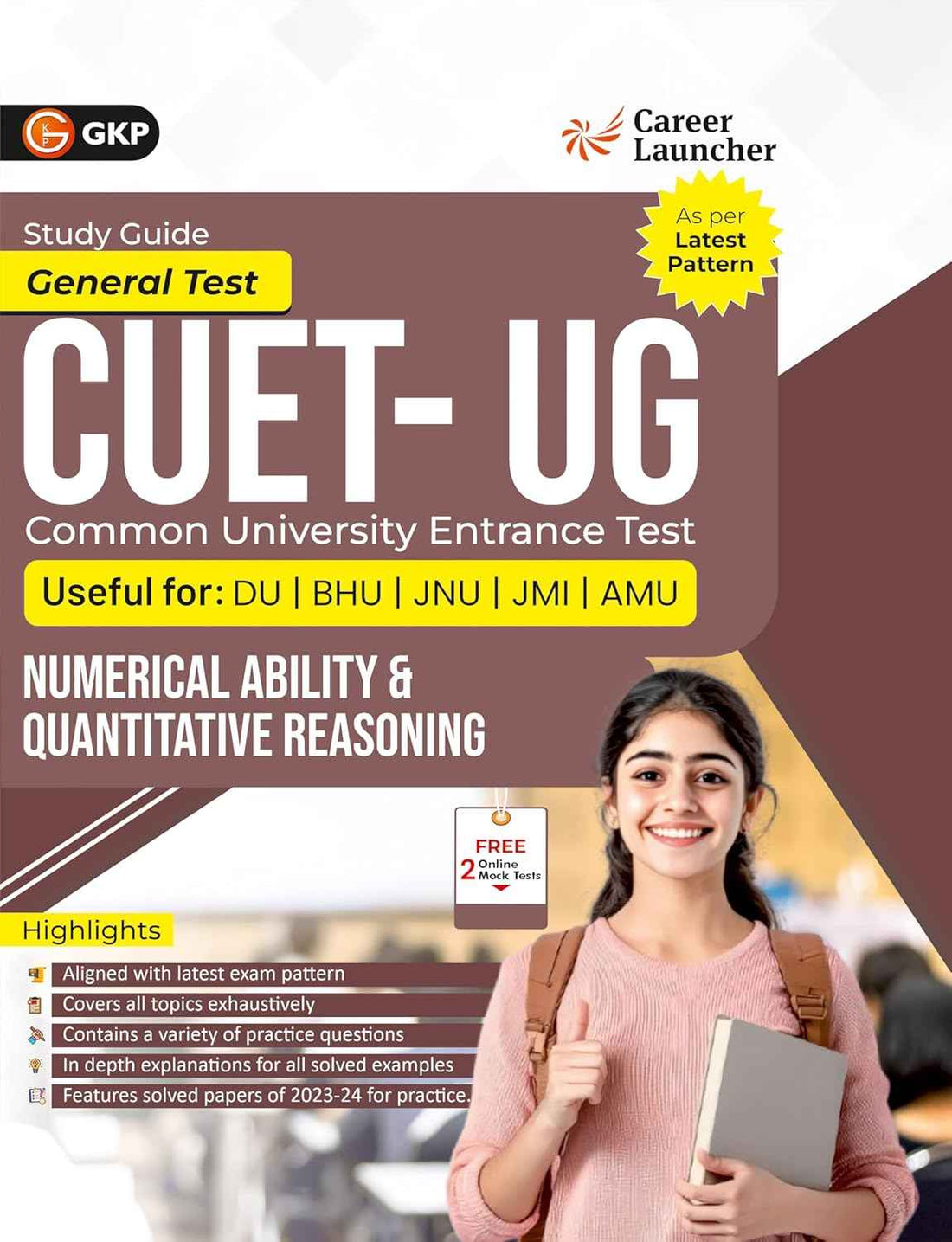NTA CUET UG 2025 : Numerical Ability & Quantitative Reasoning by Career Launcher