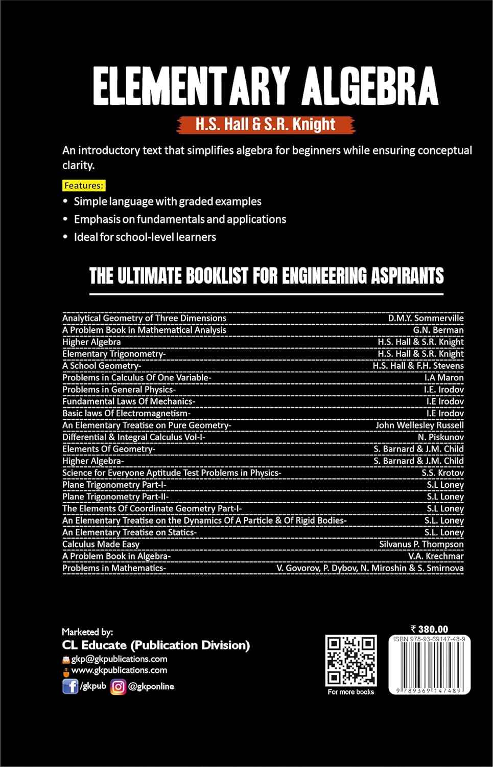 GKP Elementary Algebra For School