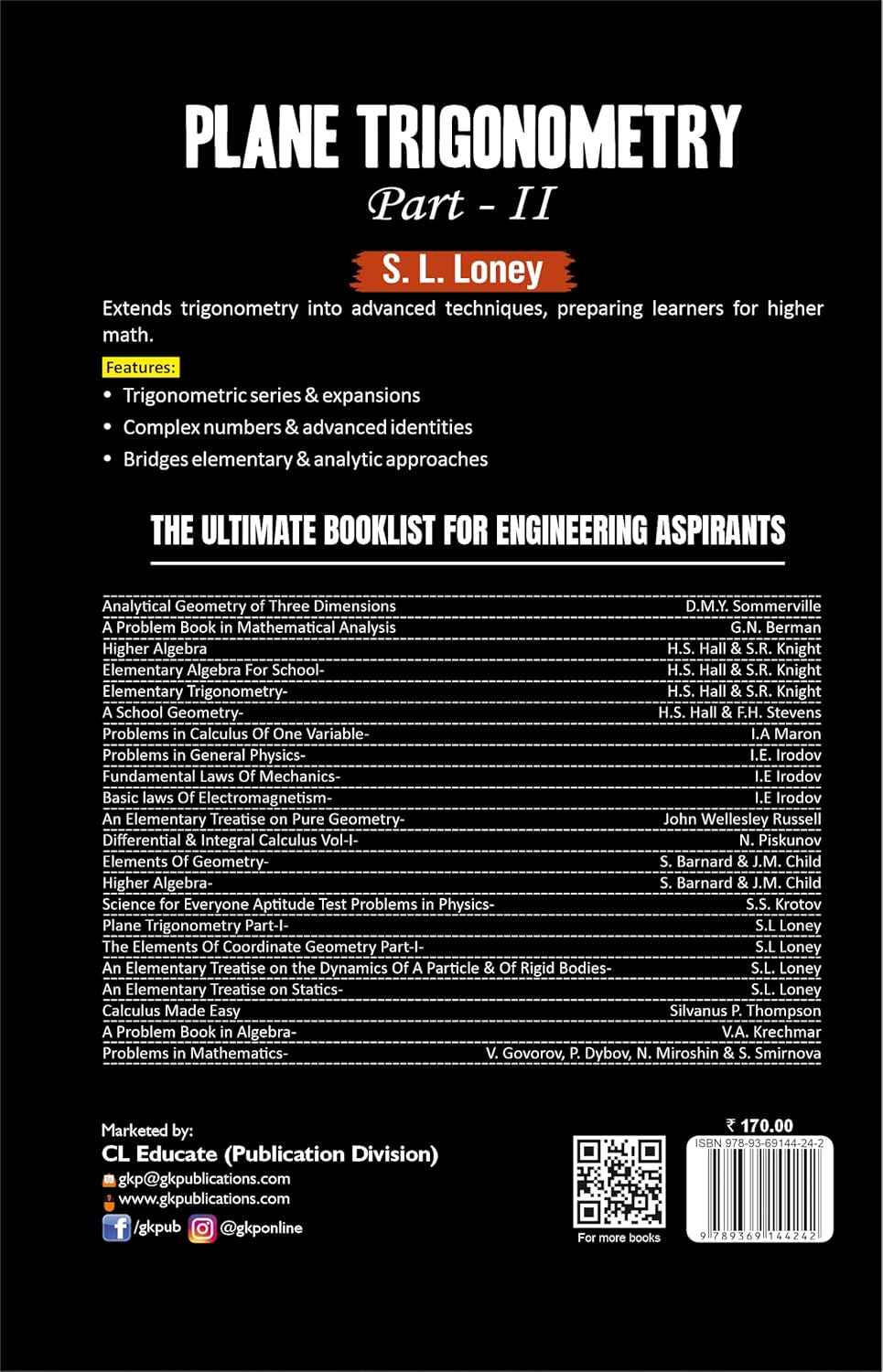 GKP Plane Trigonometry (Analytical Trigonometry) Part-II