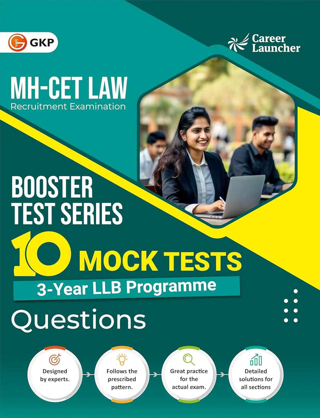 MH-CET Law 2025 : Booster Test Series - 10 Mock Tests (3 Year LLB Programme) Maharashtra CET and other PG Management Entrance Exams