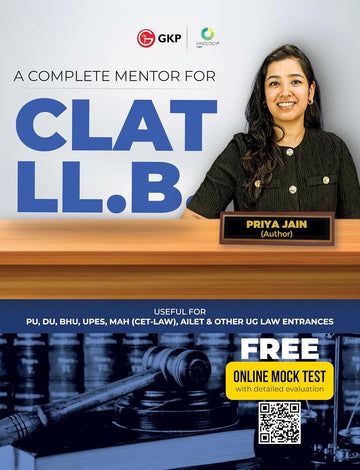 CLAT | LLB 2026 : Law Entrance Study Guide by Priya Jain | Useful for PU, DU, BHU, UPES, MAH (CET-Law), AILET, SLAT, Christ University, and Other Law Entrance Tests | Includes CLAT & AILET 2025 Solved Papers