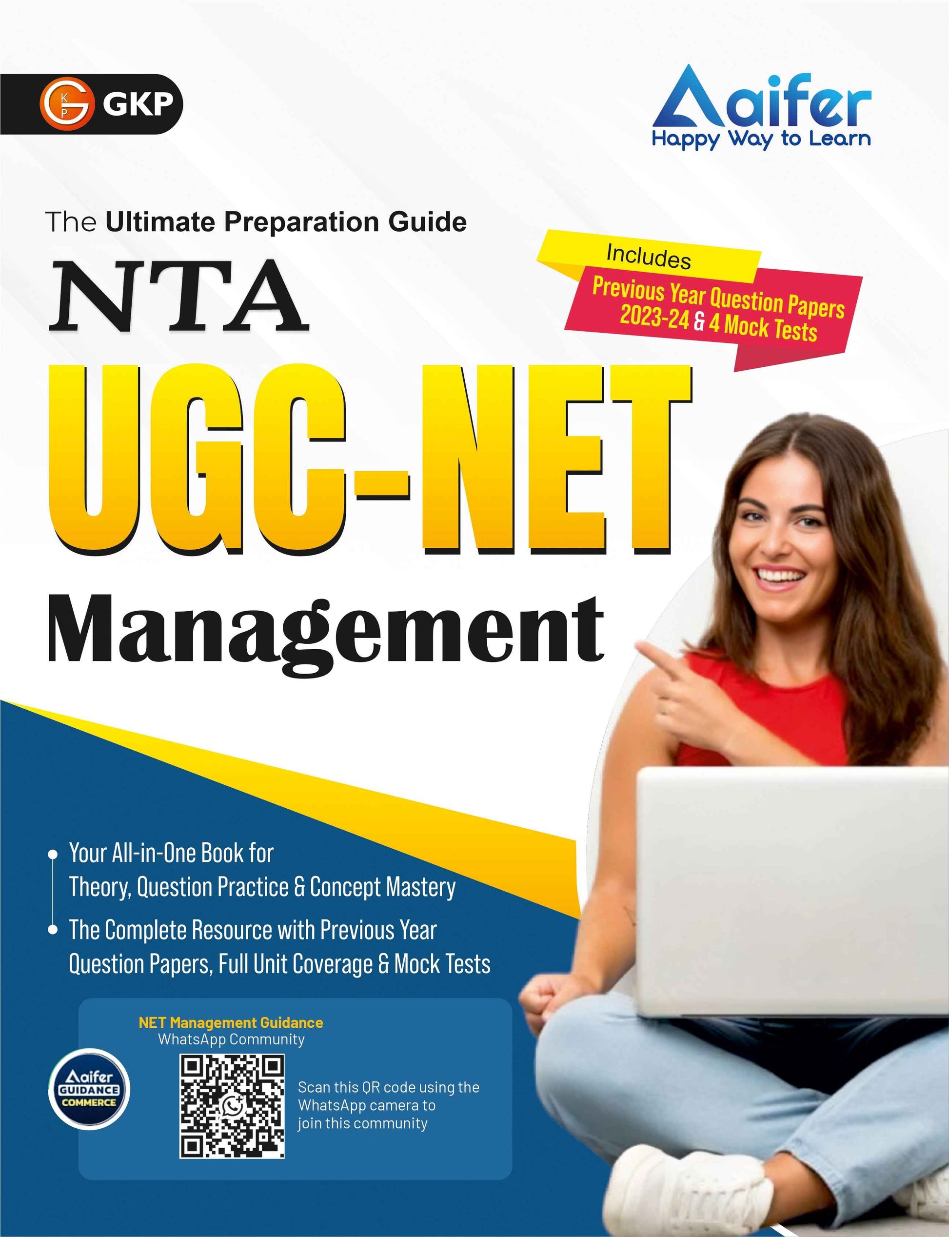 AIFER UGC NET JRF Management Paper 2 : The Ultimate Preparation Guide with Complete Theory, PYQs, Practice Tests & Detailed Explanations | Latest NTA Syllabus | 2026-27 Edition