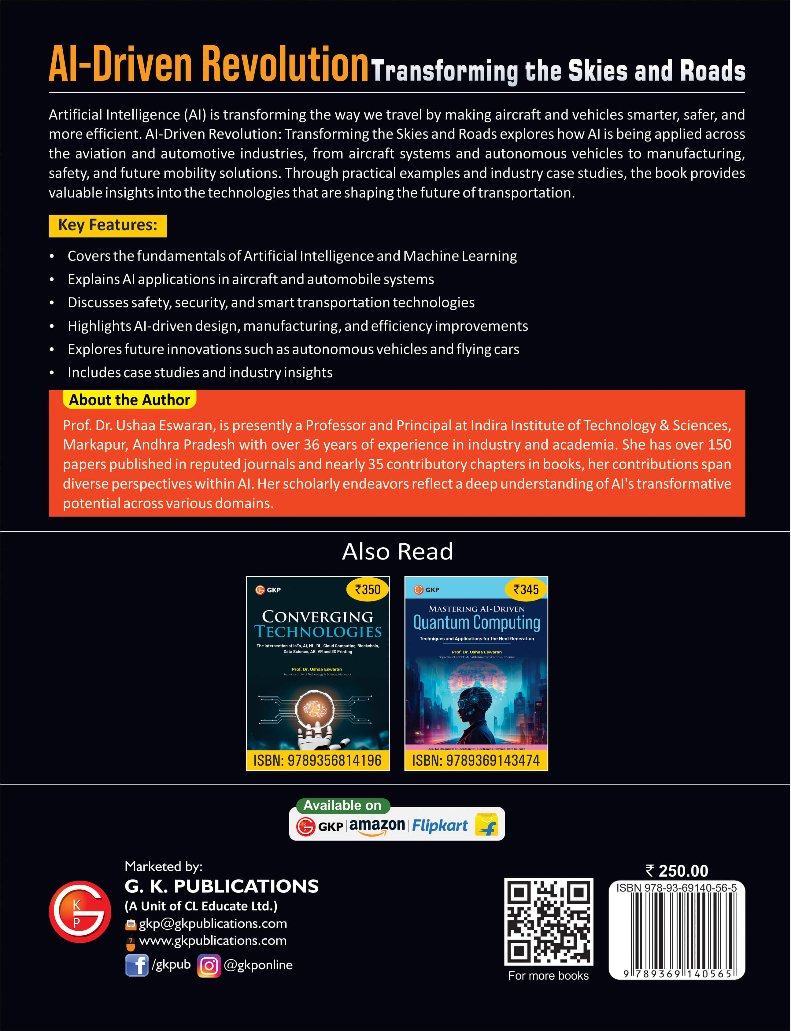 AI-Driven Revolution: Transforming the Skies & Roads by Dr. Ushaa Eswaran | Artificial Intelligence in Aviation, Aerospace, Autonomous Vehicles & Future Mobility