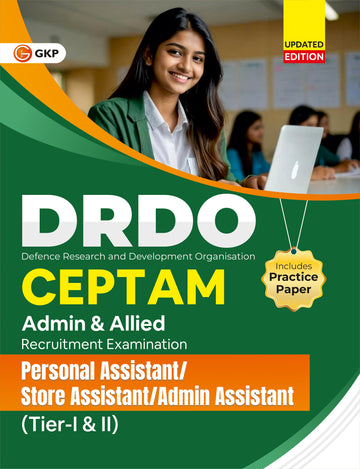 DRDO CEPTAM 2026: Admin & Allied Exam Study Guide | Personal, Store  & Admin Assistant (Tier-1 & 2 Preparation) | Includes Full-Length Practice Paper | DRDO CEPTAM Exam Prep Guide