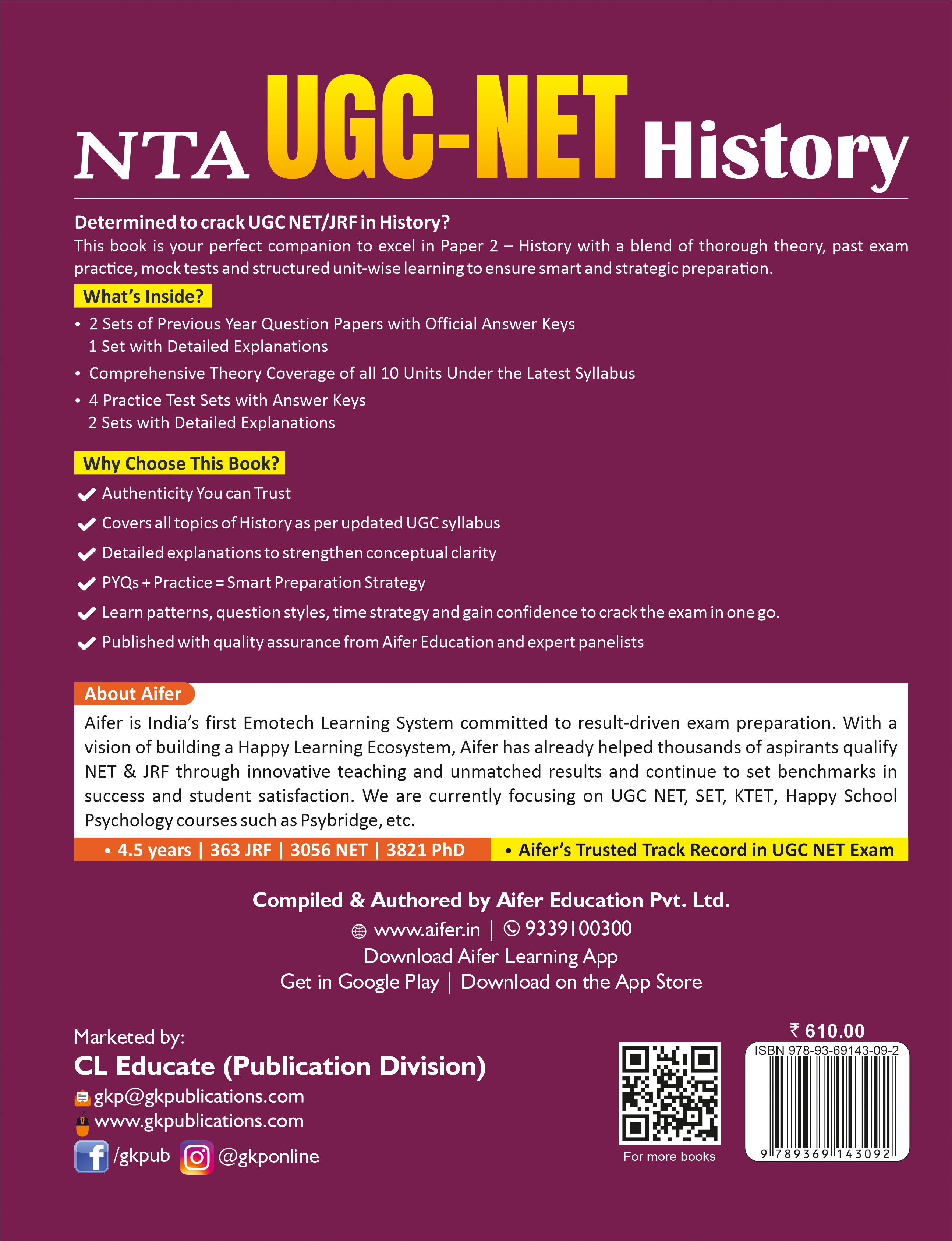 Aifer NTA UGC NET 2026 - History Guide