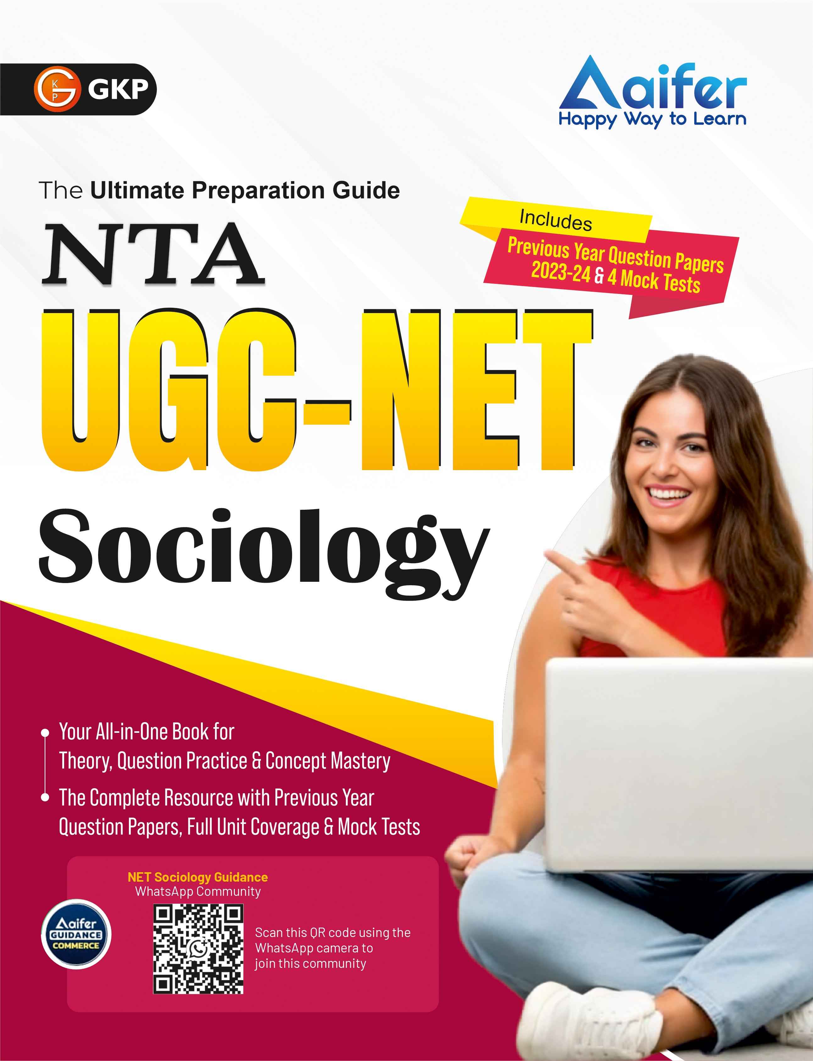 UGC-NET 2026 Sociology | Paper-2 Guide | Complete Theory for 10 Units | Solved PYQs & 6 Mock Tests | Aifer Education UGC NET/JRF Sociology Prep Book - GK Publications
