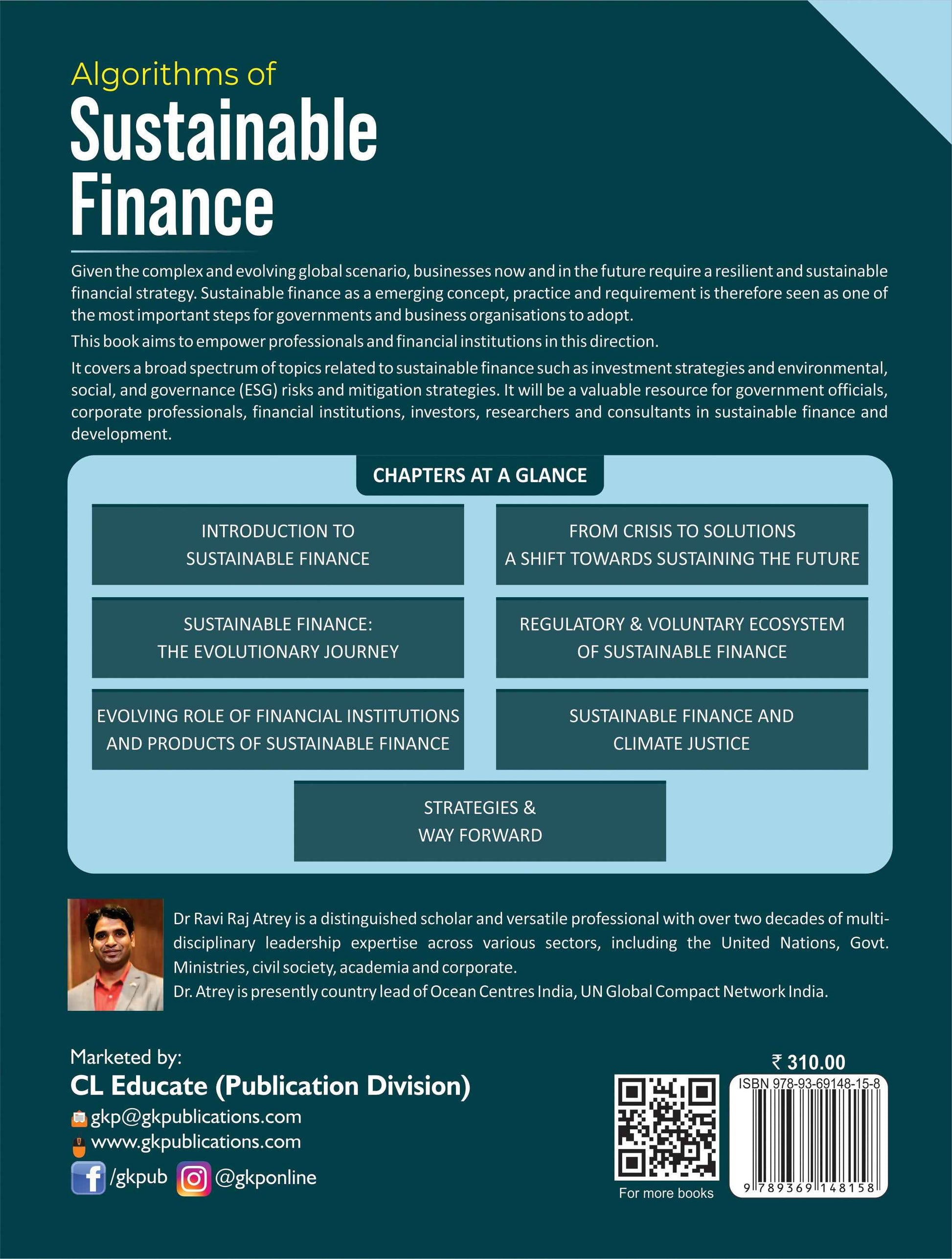 Algorithms of Sustainable Finance: ESG Investing, Green Finance & Quantitative Methods for Modern Portfolio Management by Ravi Raj Atrey