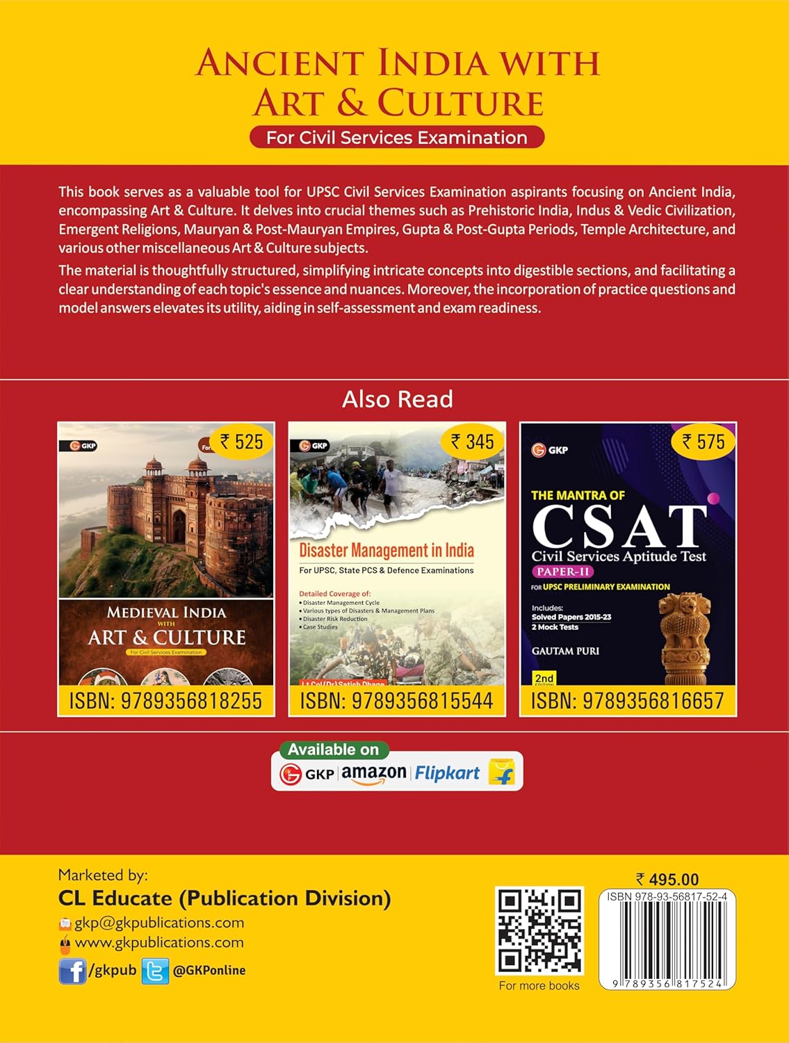 UPSC: Ancient India History with Art & Culture for UPSC Civil & State Services Mains & Prelims Exam | Also Ideal for UPPSC | BPSC | JPSC | MPPSC | By Fortune IAS Academy
