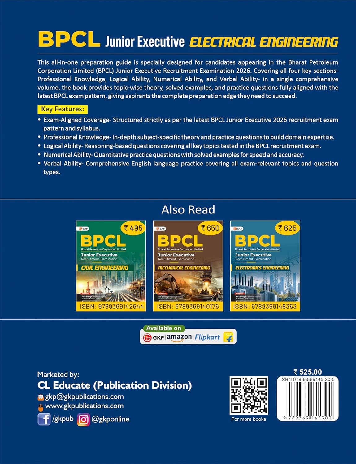 BPCL-JE 2026 Electrical Engineering Study Guide | In-Depth Subject Specific Theory & Practice Questions | Bharat Petroleum Junior Executive Electrical Exam Prep Guide