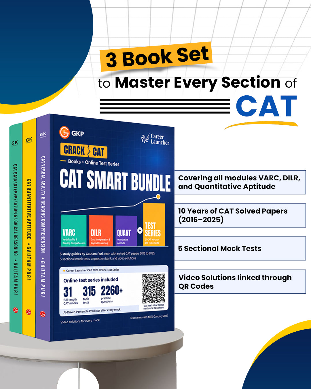 CAT 2026 Prep Books & Test Series by Gautam Puri – book preview 2