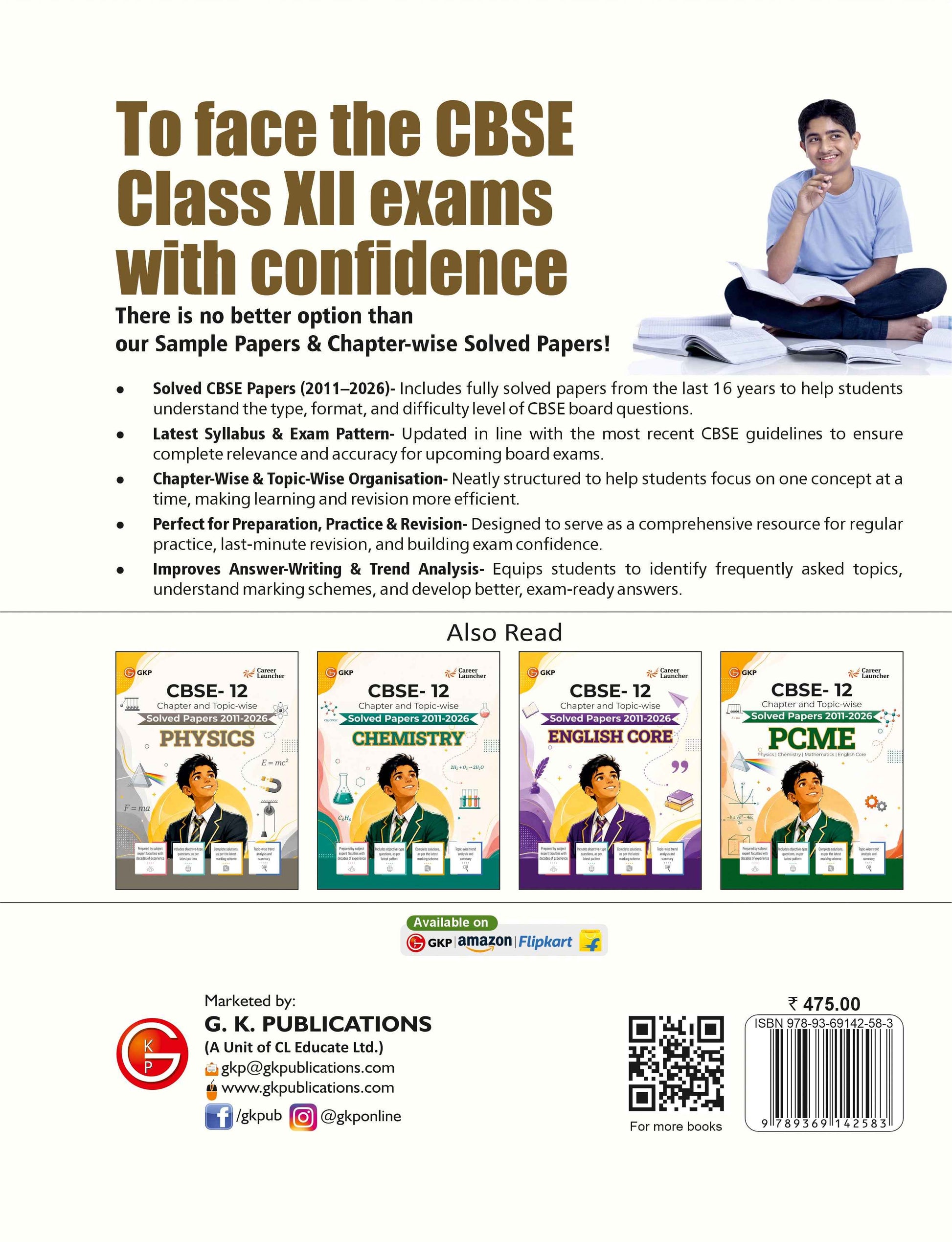 CBSE Class XII 2027 : Chapter and Topic-wise Solved Papers 2011 - 2026 : Mathematics (All Sets - Delhi & All India)