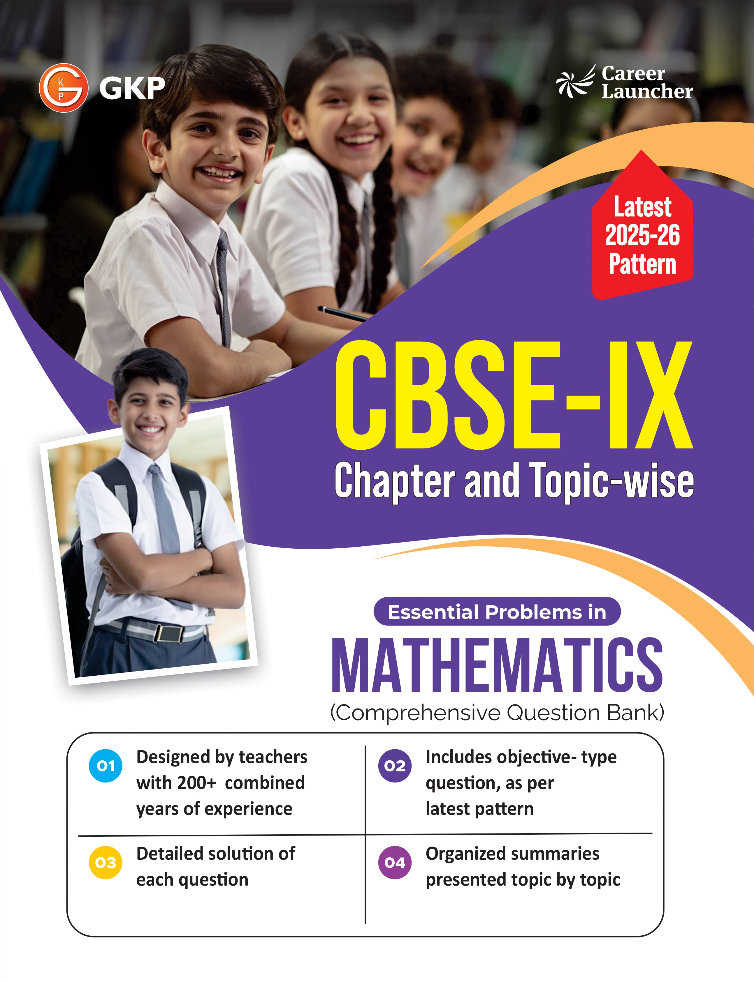 CBSE Class-9 2026: Mathematics - Chapter & Topic-wise Question Bank | Detailed Solution & Organised Summaries Topic by Topic | Includes Objective Type Question | CBSE 9th Exam Prep
