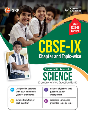 CBSE Class-9 2026: Science - Chapter & Topic-wise Question Bank | Detailed Solution & Organised Summaries Topic by Topic | Includes Objective Type Question | CBSE 9th Exam Prep