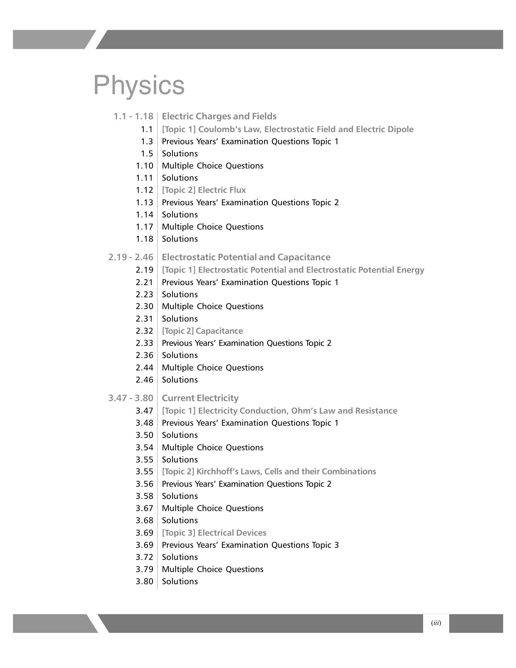 CBSE Class XII 2027 : Chapter and Topic-wise Solved Papers 2011 - 2026 : Physics (All Sets - Delhi & All India)