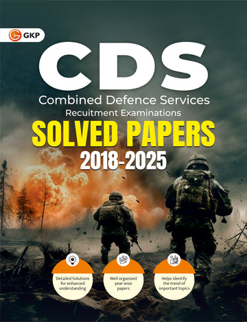 CDS 2026: Previous Year Solved Papers of 2018 to 2024 | Detailed Solutions & Organised Year-wise PYQs Papers | Combined Defence Services Exam Prep