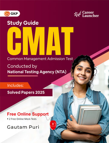CMAT 2026 Guide| CMAT 2025 Solved Paper|Exam Preparation Book with Practice Questions| By Gautam Puri