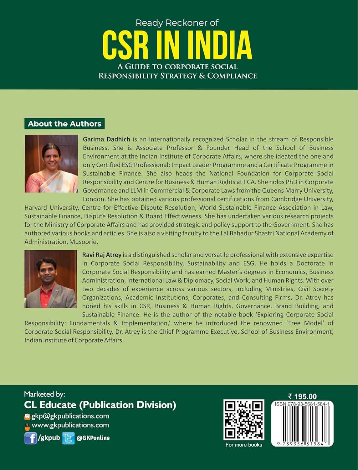 Ready Reckoner of CSR in India - A Guide to Corporate Social Responsibility Strategy & Compliance