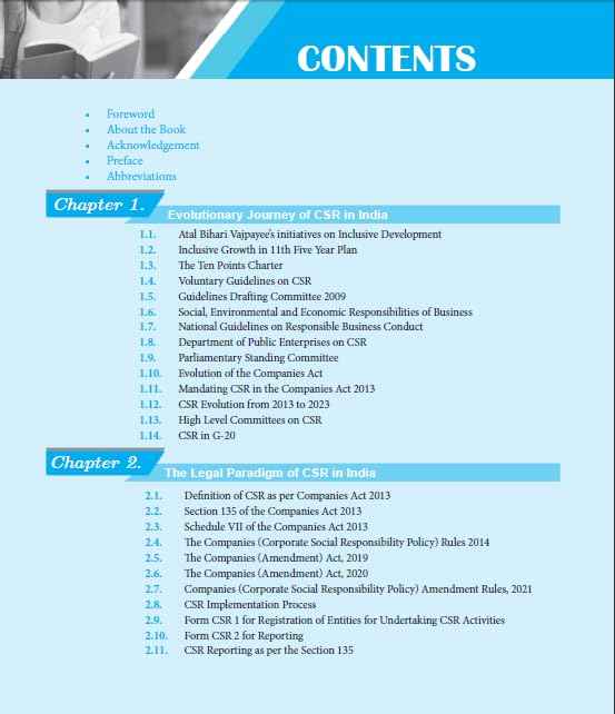 Ready Reckoner of CSR in India - A Guide to Corporate Social Responsibility Strategy & Compliance
