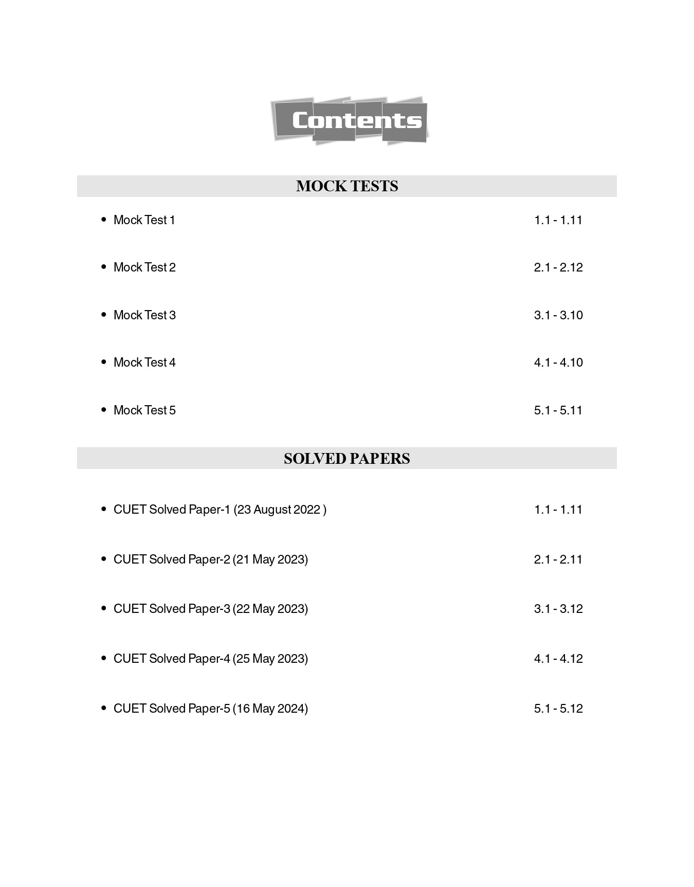 Buy ​NTA CUET(UG) 2025 : Physics - 10 Practice Sets (5 Mock Tests & 5 Solved Papers) by Career Launcher - GK Publications