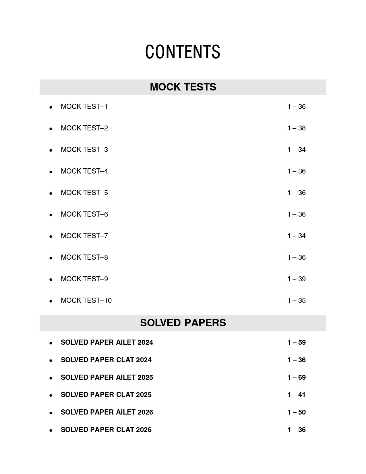 CLAT-UG & AILET 2027 Mock Tests by Priya Jain (LL.M NALSAR) - 10 Full Length Practice Papers with Detailed Solutions | Includes CLAT & AILET Solved Papers (2024-2026) | Law Entrance Exam Practice Prep