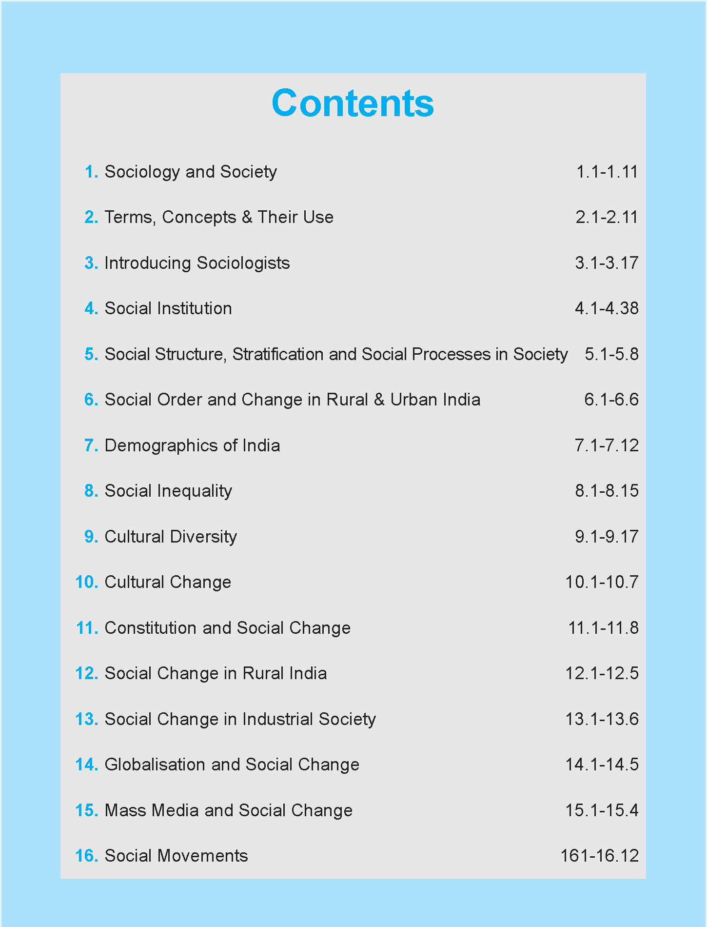 NCERT Notes 2026 : Class 6 to 12 - Indian Society