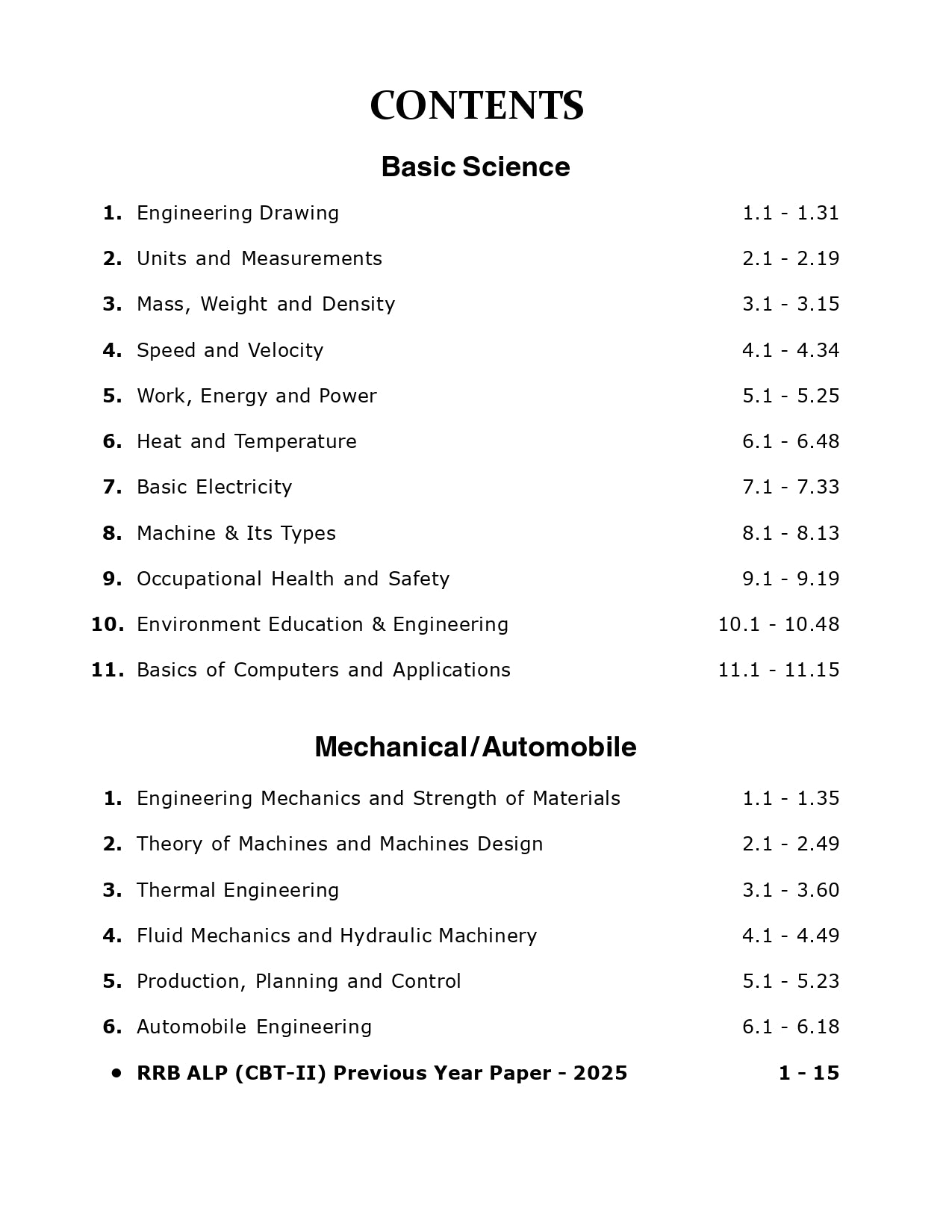 RRB Assistant Loco Pilot (ALP) 2026 CBT II Book | Basic Science & Mechanical/ Automobile Engineering | Previous Year Solved Paper 2025 | Practice Questions & Complete Guide