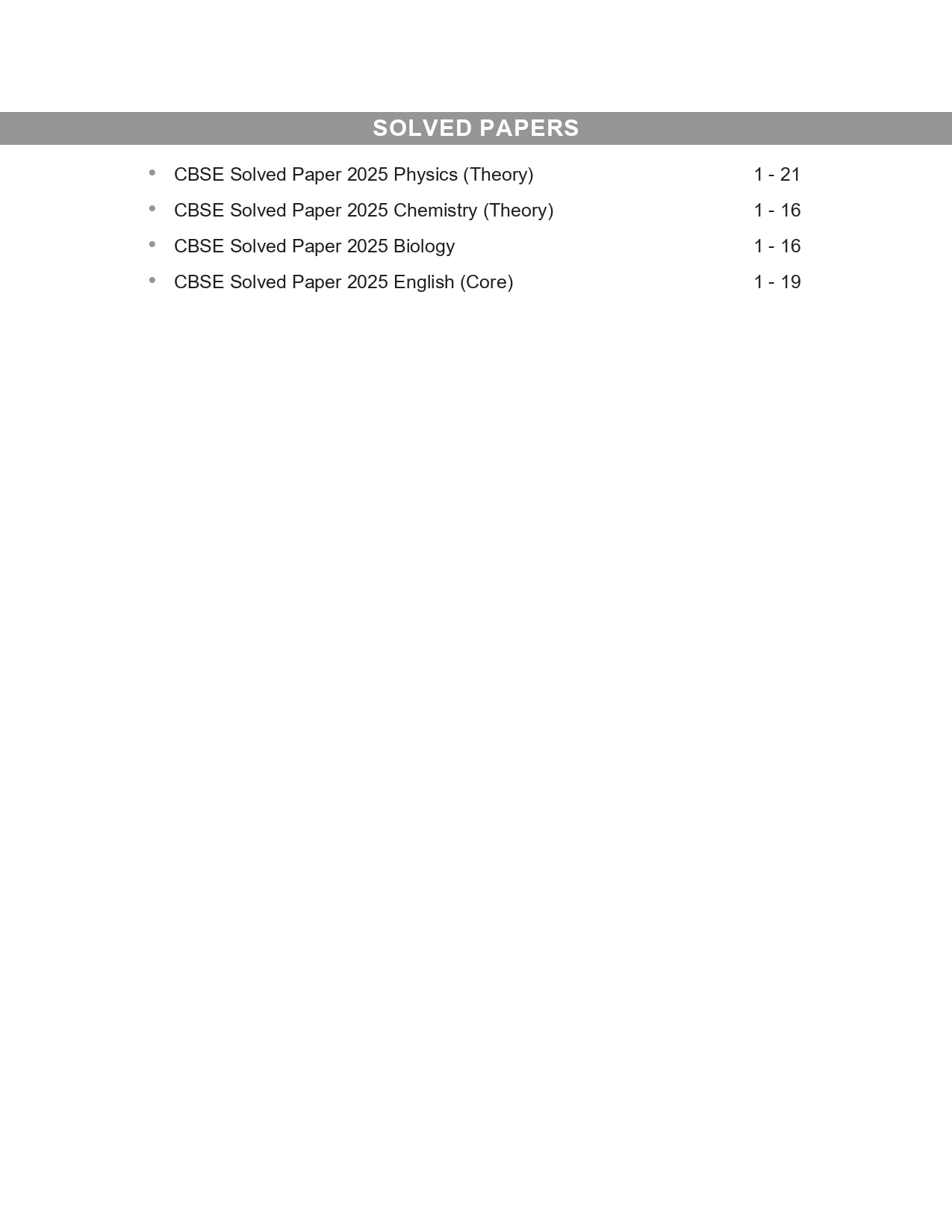 CBSE Class-12 2026: PCBE - 20 Sample Papers (Physics, Chemistry, Biology & English Core) | Includes 75+ MCQs Per Subject & Solved Paper of 2025 & 5 Practice Papers Each Subject | CBSE Board Exam Prep